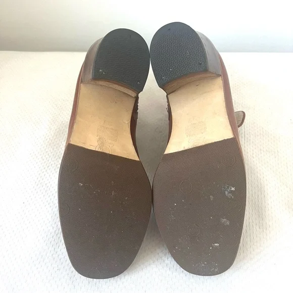 LA SCARPA Brown Genuine 
Leather Ankle Boots with Silver Buckle - Picture 9 of 10